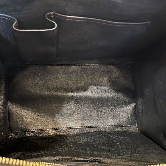 CELINE Tricolor Pony Hair & Calfskin Leather Mini Luggage Bag (Runway Edition) - Picture 12 of 16